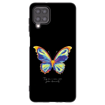 Picasee husă neagră din silicon pentru Samsung Galaxy A12 A125F - Diamanty Black