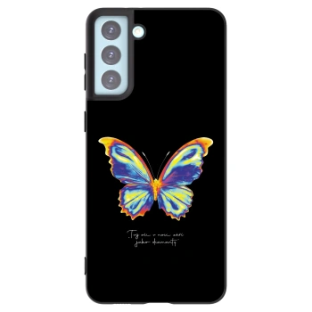 Picasee husă neagră din silicon pentru Samsung Galaxy S21+ 5G G996F - Diamanty Black