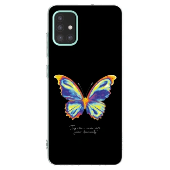 Picasee husă transparentă din silicon pentru Samsung Galaxy M31s - Diamanty Black