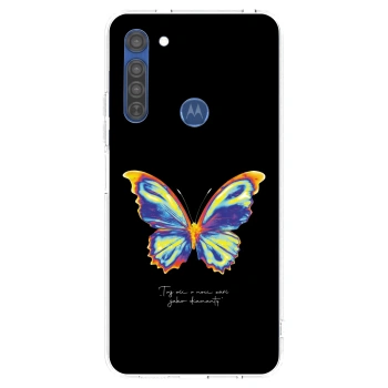 Husă pentru Motorola Moto G8 - Diamanty Black