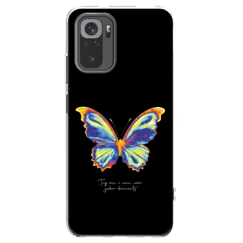 Picasee husă transparentă din silicon pentru Xiaomi Redmi Note 10 - Diamanty Black