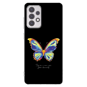 Picasee husă transparentă din silicon pentru Samsung Galaxy A52 5G A525F - Diamanty Black