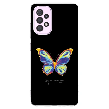Picasee husă transparentă din silicon pentru Samsung Galaxy A32 5G A326B - Diamanty Black
