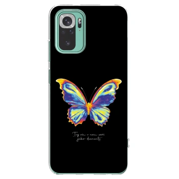 Picasee husă transparentă din silicon pentru Xiaomi Redmi Note 10 Pro - Diamanty Black