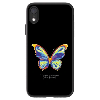 Picasee ULTIMATE CASE pentru Apple iPhone XR - Diamanty Black