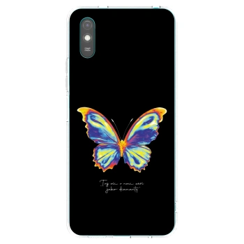 Picasee husă transparentă din silicon pentru Xiaomi Redmi 9AT - Diamanty Black