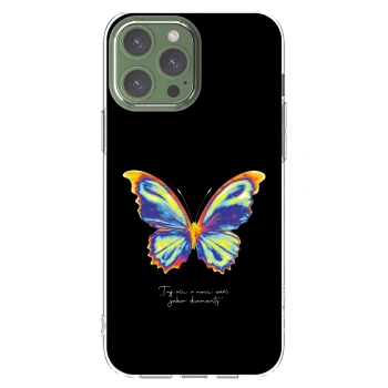 Picasee husă transparentă din silicon pentru Apple iPhone 13 Pro Max - Diamanty Black