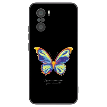 Picasee husă neagră din silicon pentru Xiaomi Poco F3 - Diamanty Black