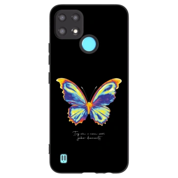 Husă pentru Realme C21 - Diamanty Black
