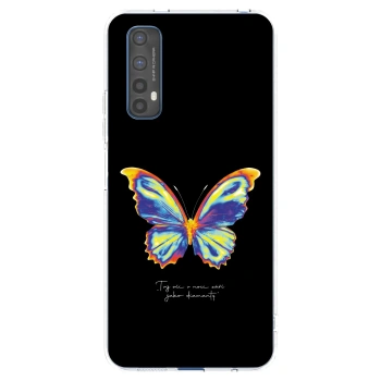 Picasee husă transparentă din silicon pentru Realme 7 - Diamanty Black