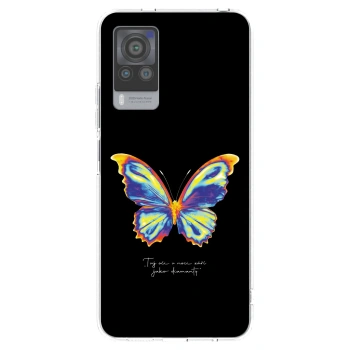Picasee husă transparentă din silicon pentru Vivo X60 Pro 5G - Diamanty Black