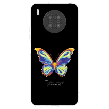 Picasee husă transparentă din silicon pentru Huawei Nova 8i - Diamanty Black