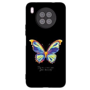 Picasee husă neagră din silicon pentru Huawei Nova 8i - Diamanty Black