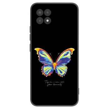 Picasee husă neagră din silicon pentru Realme 8i - Diamanty Black