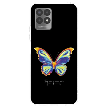 Picasee husă transparentă din silicon pentru Realme 8i - Diamanty Black