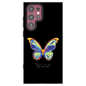 Picasee husă neagră din silicon pentru Samsung Galaxy S22 Ultra 5G - Diamanty Black