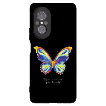 Picasee husă neagră din silicon pentru Huawei Nova 9 SE - Diamanty Black