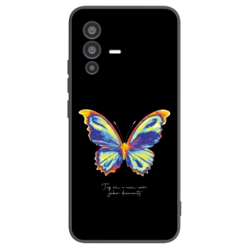 Picasee husă neagră din silicon pentru Vivo V23 5G - Diamanty Black