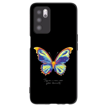 Picasee husă neagră din silicon pentru OPPO A16s - Diamanty Black