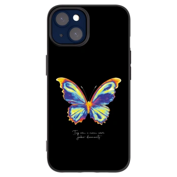 Picasee husă neagră din silicon pentru Apple iPhone 14 - Diamanty Black