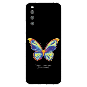 Picasee husă transparentă din silicon pentru Sony Xperia 10 IV 5G - Diamanty Black