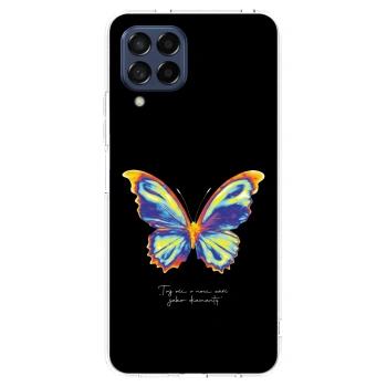 Picasee husă transparentă din silicon pentru Samsung Galaxy M53 5G - Diamanty Black