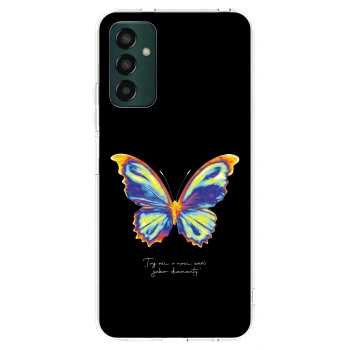 Picasee husă transparentă din silicon pentru Samsung Galaxy M13 M135F - Diamanty Black