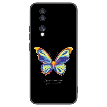 Picasee husă neagră din silicon pentru Honor 70 - Diamanty Black