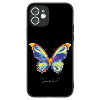 Picasee ULTIMATE CASE MagSafe pentru Apple iPhone 12 - Diamanty Black