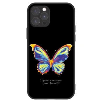 Picasee ULTIMATE CASE MagSafe pentru Apple iPhone 12 Pro - Diamanty Black