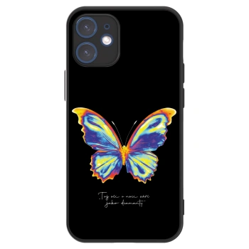 Picasee ULTIMATE CASE MagSafe pentru Apple iPhone 12 mini - Diamanty Black