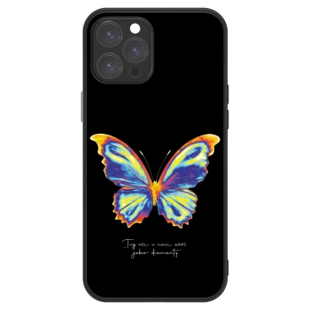 Picasee ULTIMATE CASE MagSafe pentru Apple iPhone 12 Pro Max - Diamanty Black