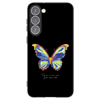 Picasee husă neagră din silicon pentru Samsung Galaxy S23+ 5G - Diamanty Black