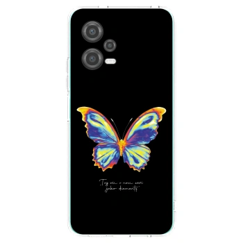 Picasee husă transparentă din silicon pentru Xiaomi Poco X5 - Diamanty Black