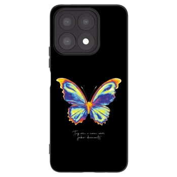 Picasee husă neagră din silicon pentru Honor X8a - Diamanty Black