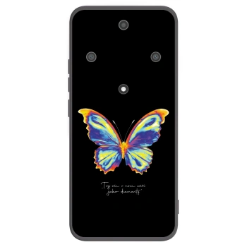 Picasee husă neagră din silicon pentru Honor Magic5 Lite 5G - Diamanty Black