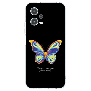 Picasee husă transparentă din silicon pentru Xiaomi Redmi Note 12 5G - Diamanty Black