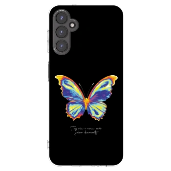 Picasee husă transparentă din silicon pentru Samsung Galaxy A14 4G A145R - Diamanty Black