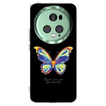 Picasee husă transparentă din silicon pentru Honor Magic5 Pro - Diamanty Black