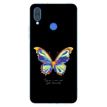 Picasee husă transparentă din silicon pentru Huawei Nova 3i - Diamanty Black