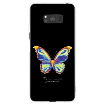 Picasee husă transparentă din silicon pentru Samsung Galaxy S8 G950F - Diamanty Black