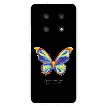 Picasee husă transparentă din silicon pentru Honor Magic4 Lite 5G - Diamanty Black
