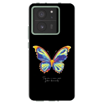 Picasee husă transparentă din silicon pentru Xiaomi 13T - Diamanty Black