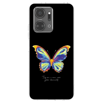 Picasee husă transparentă din silicon pentru Honor X7a - Diamanty Black