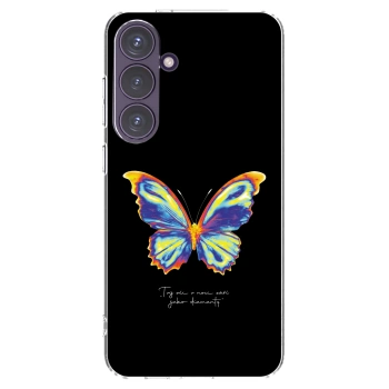 Picasee husă transparentă din silicon pentru Samsung Galaxy S24+ S926B 5G - Diamanty Black