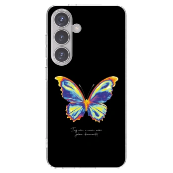Picasee husă transparentă din silicon pentru Samsung Galaxy S24 S921B 5G - Diamanty Black