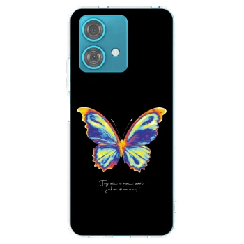 Picasee husă transparentă din silicon pentru Motorola Edge 40 Neo - Diamanty Black