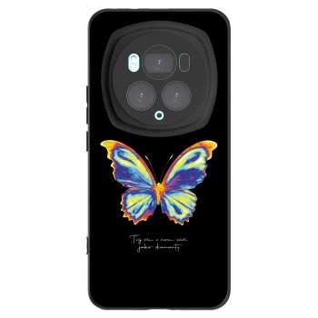 Picasee husă neagră din silicon pentru Honor Magic6 Pro - Diamanty Black