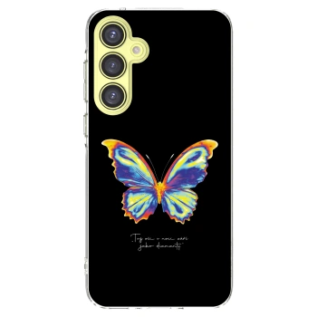 Picasee husă transparentă din silicon pentru Samsung Galaxy A35 5G A356B - Diamanty Black