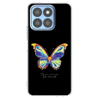 Picasee husă transparentă din silicon pentru Honor X8b - Diamanty Black